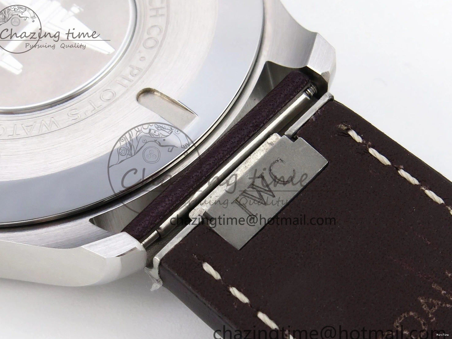 MIROTIME 0514 Pilot Mark XX IW328205 ZF 1:1 Best Edition Green Dial on Brown Leather Strap A UrbanStyle 7029